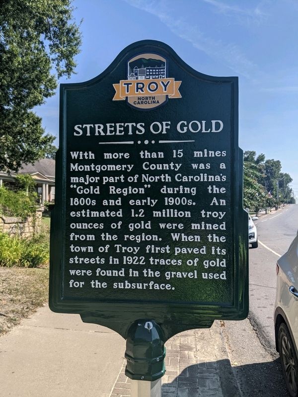 Streets of Gold Marker. Click for full size. Streets of Gold Marker image. Click for full size.