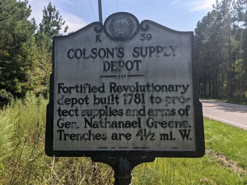 Colson's Supply Depot Marker image. Click for full size.