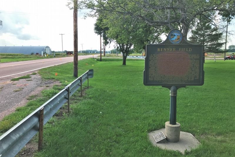 Lindbergh Landing / Renner Field Marker, from the east image. Click for full size.