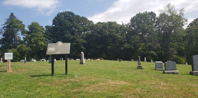 Old Baptist Cemetery Marker image. Click for full size.