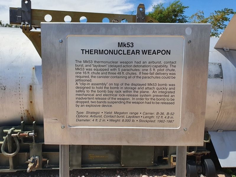 Mk53 Thermonuclear Weapon Marker image. Click for full size.