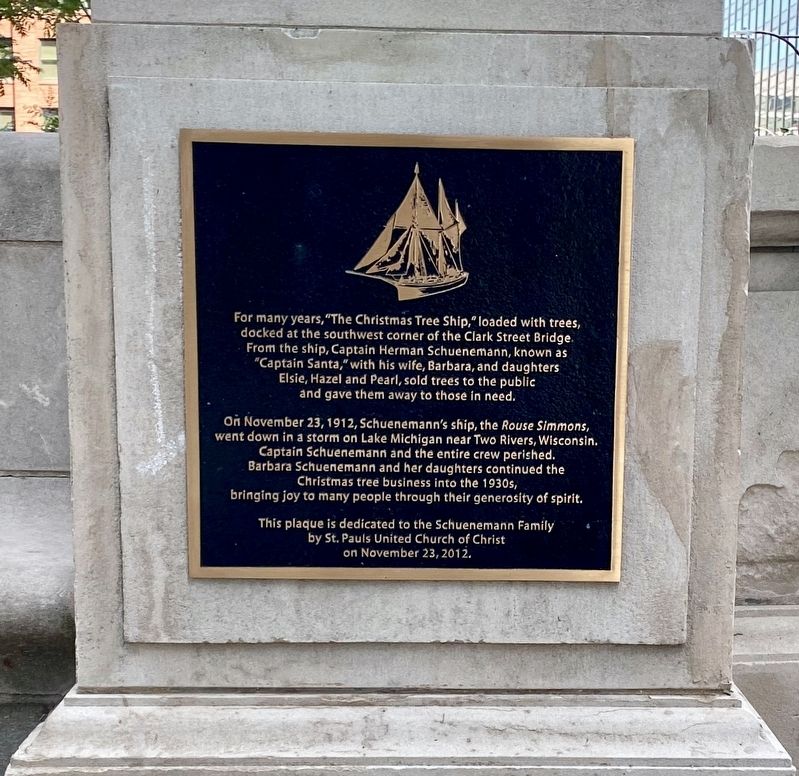 The Christmas Tree Ship Marker. Click for full size. The Christmas Tree Ship Marker image. Click for full size.