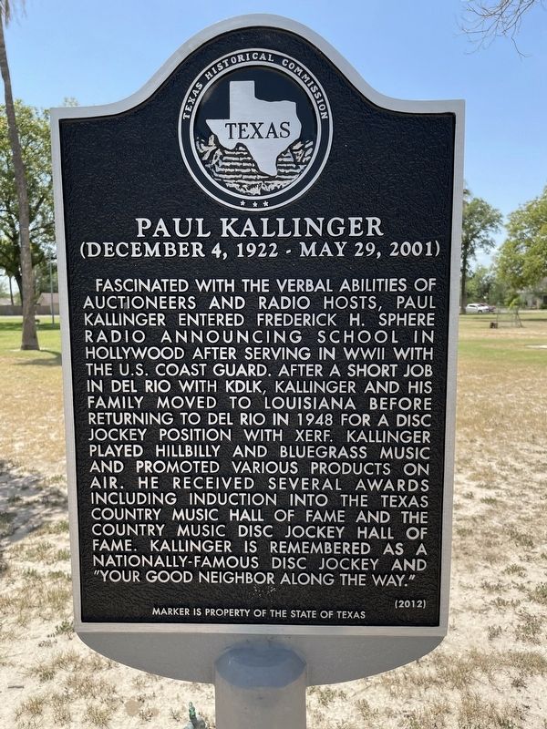 Paul Kallinger Marker image. Click for full size.