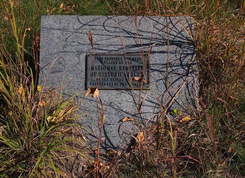 Adjacent National Register of Historic Places marker image. Click for full size.