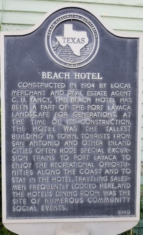 Beach Hotel Marker image. Click for full size.