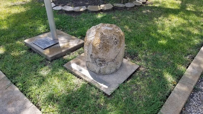 One of the Wood Barrels of Cement and Marker. Click for full size. One of the Wood Barrels of Cement and Marker image. Click for full size.
