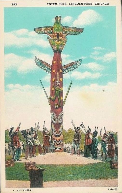 <i>Totem Pole, Lincoln Park, Chicago</i> image. Click for full size.