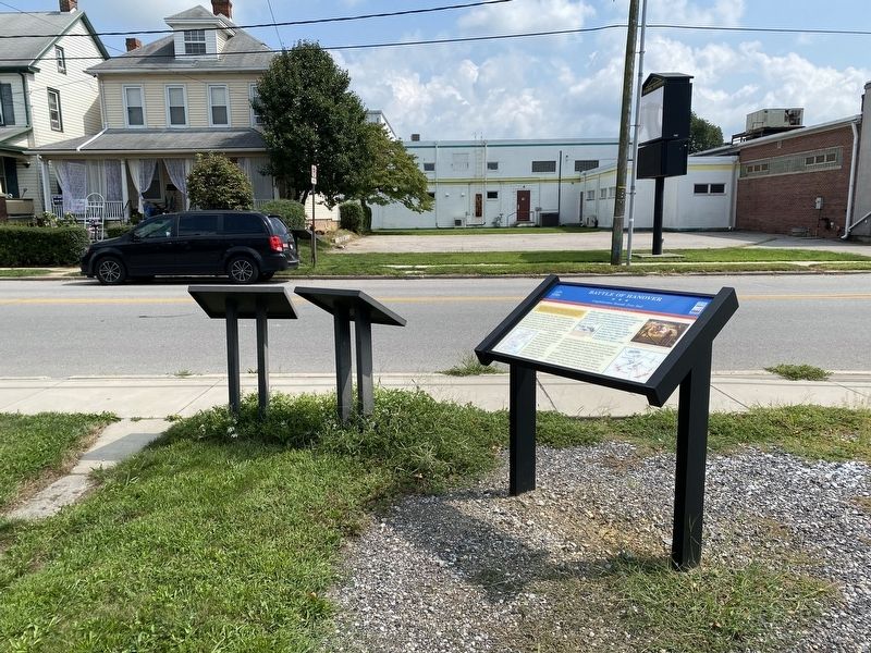 Battle of Hanover Marker. Click for full size. Battle of Hanover Marker image. Click for full size.