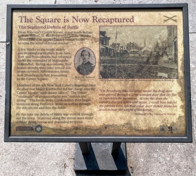 The Square is Now Recaptured Marker image. Click for full size.
