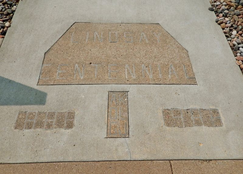 Lindsay Centennial Time Capsule. Click for full size. Lindsay Centennial Time Capsule image. Click for full size.