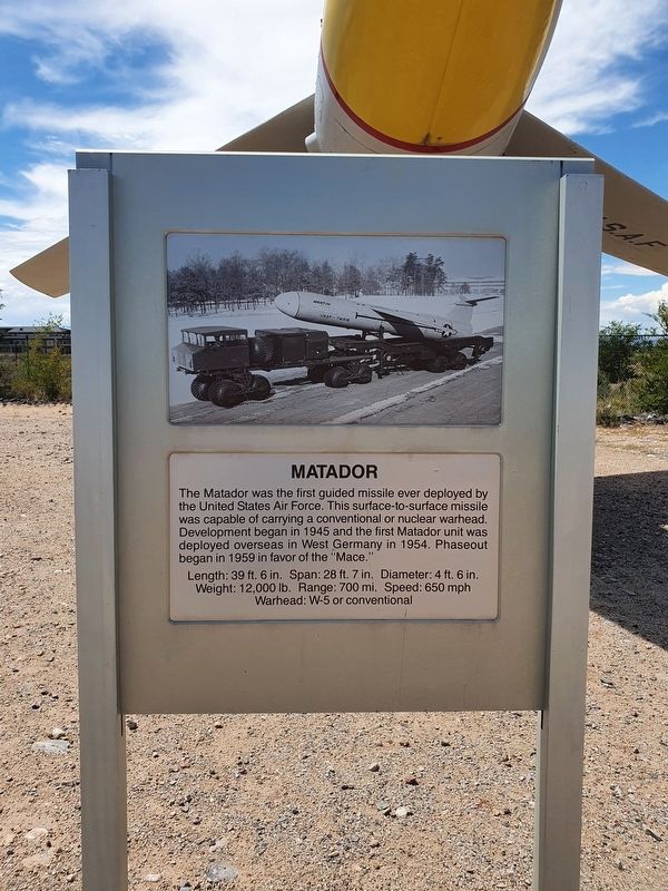 Matador Marker. Click for full size. Matador Marker image. Click for full size.