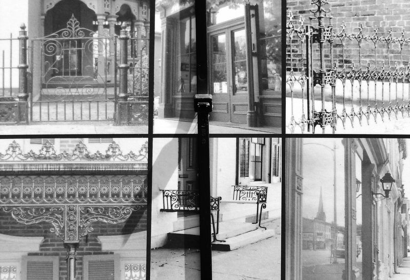 Marker detail: Madison Architectural Ironwork. Click for full size. Marker detail: Madison Architectural Ironwork image. Click for full size.