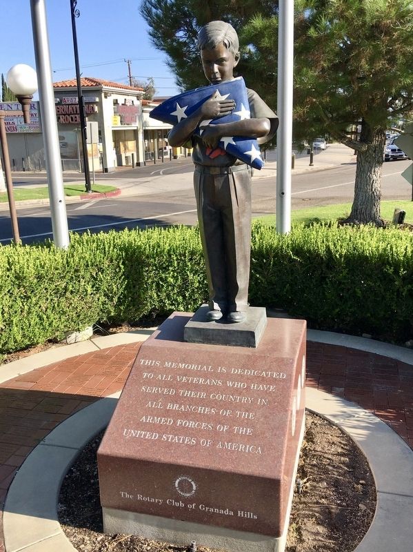 Granada Hills Veterans Memorial image. Click for full size.