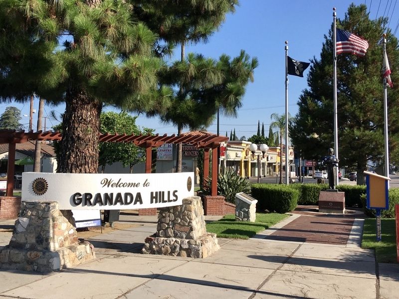 Granada Hills Veterans Memorial image. Click for full size.