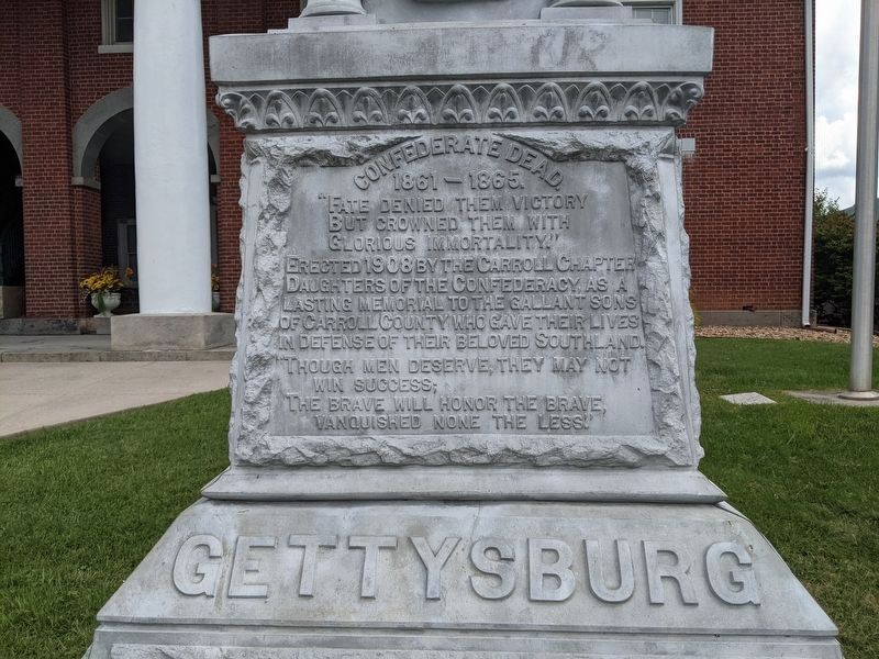 Hillsville Civil War Memorial image. Click for full size.