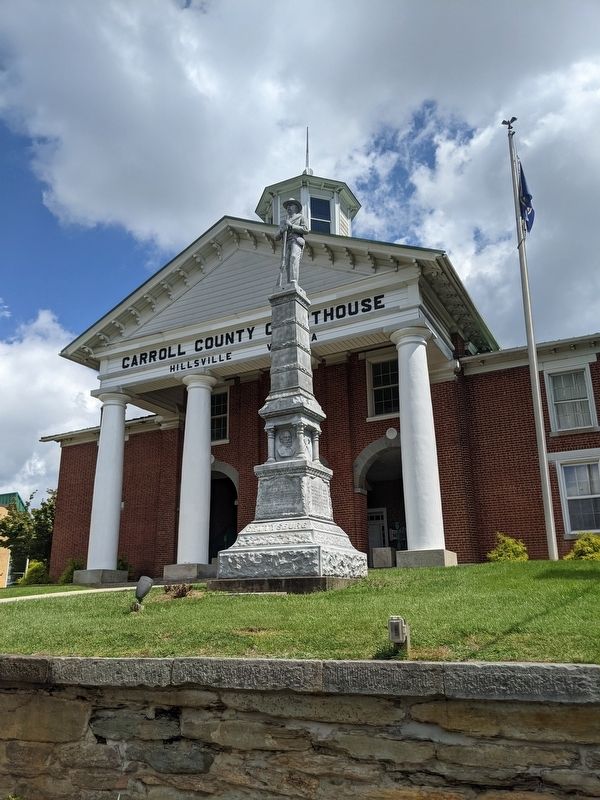 Hillsville Civil War Memorial image. Click for full size.