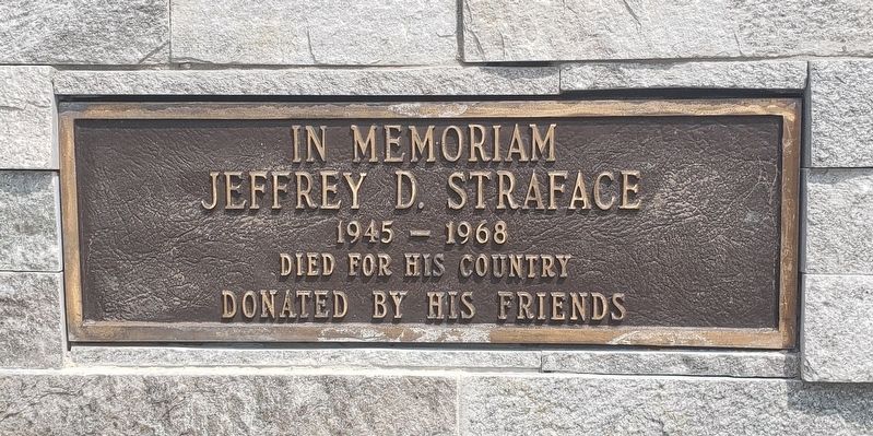 Jeffrey D. Straface Marker image. Click for full size.