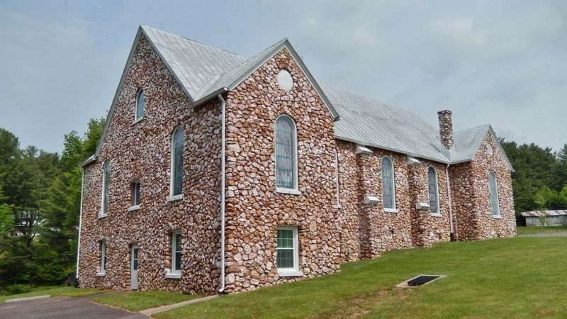 Buffalo Mountain Presbyterian Church (<i>southeast elevation</i>) image. Click for full size.