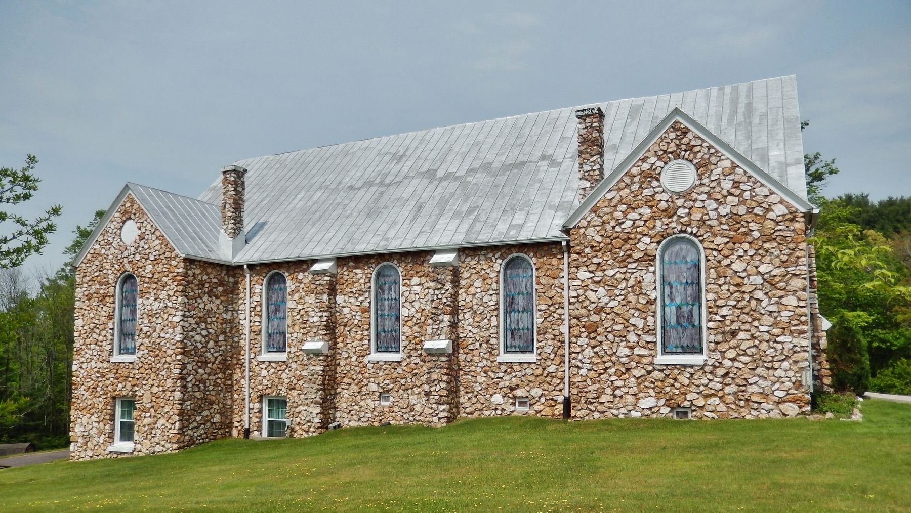 Buffalo Mountain Presbyterian Church (<i>east elevation</i>) image. Click for full size.