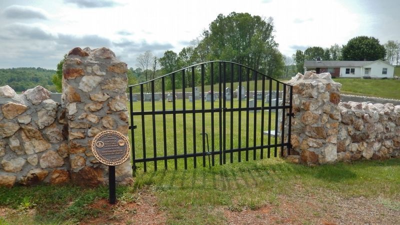 Buffalo Mountain Presbyterian Church Cemetery Marker. Click for full size. Buffalo Mountain Presbyterian Church Cemetery Marker image. Click for full size.
