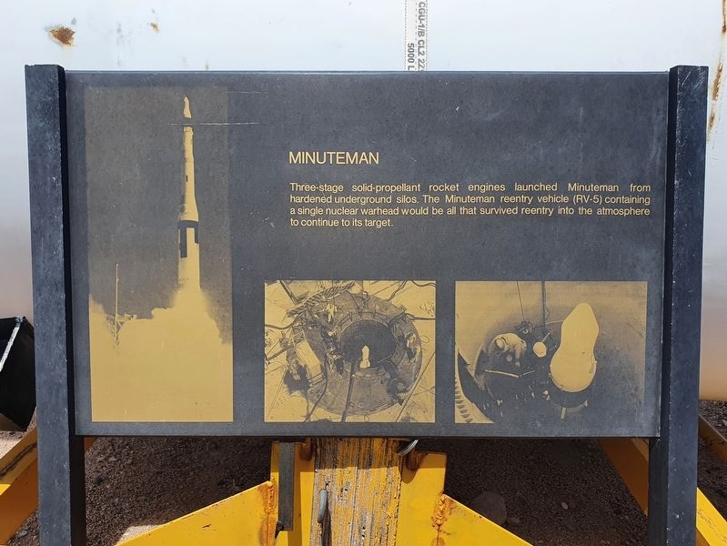 Minuteman Marker. Click for full size. Minuteman Marker image. Click for full size.