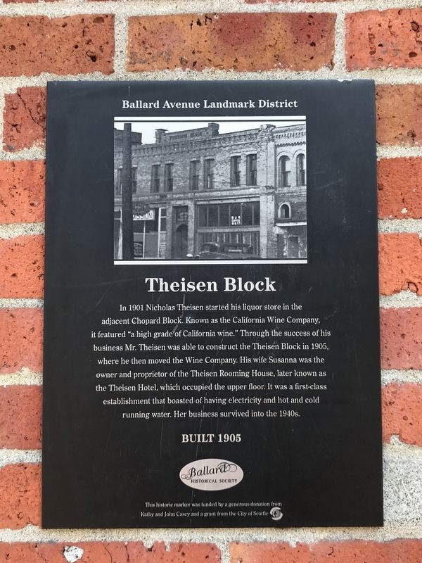 Theisen Block Marker image. Click for full size.