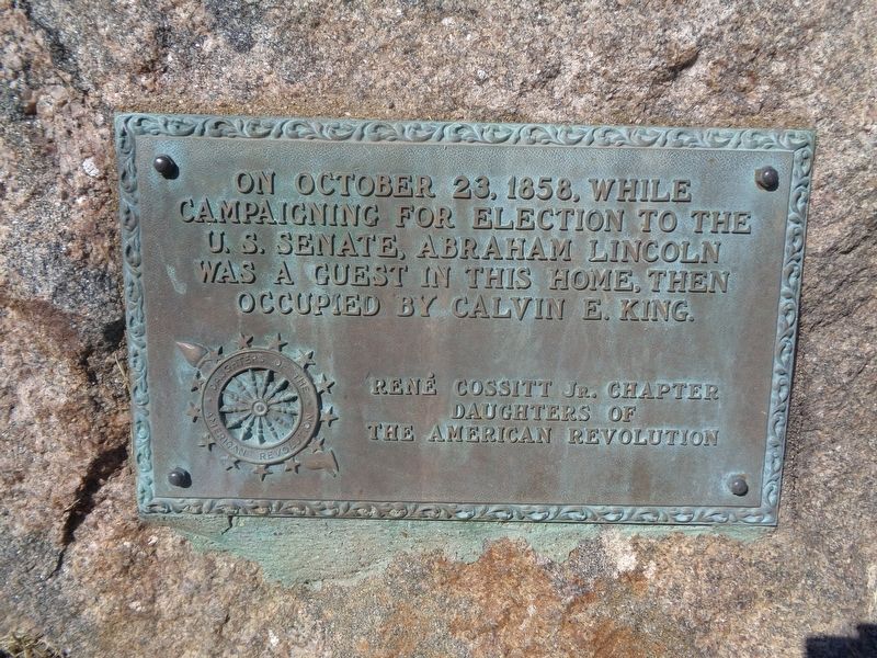 Lincoln Was a Guest Marker. Click for full size. Lincoln Was a Guest Marker image. Click for full size.