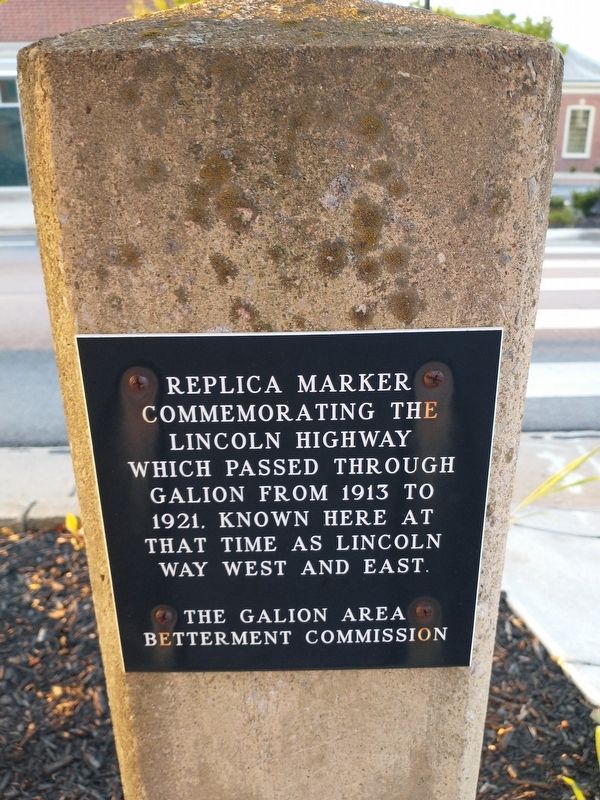 Lincoln Highway Marker Marker. Click for full size. Lincoln Highway Marker Marker image. Click for full size.