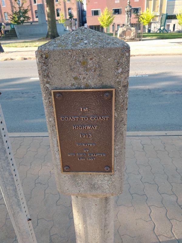 Lincoln Highway Marker Marker. Click for full size. Lincoln Highway Marker Marker image. Click for full size.