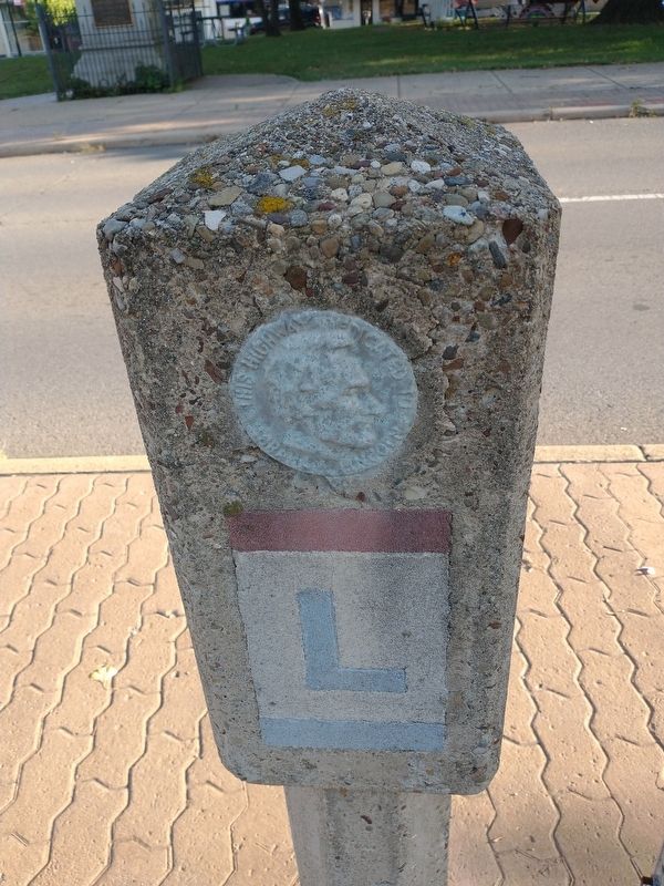 Lincoln Highway Marker Marker. Click for full size. Lincoln Highway Marker Marker image. Click for full size.