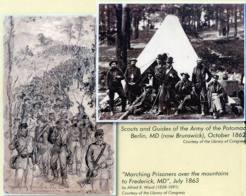 Scouts and Guides<br>Marching Prisoners. Click for full size. Scouts and Guides<br>Marching Prisoners image. Click for full size.