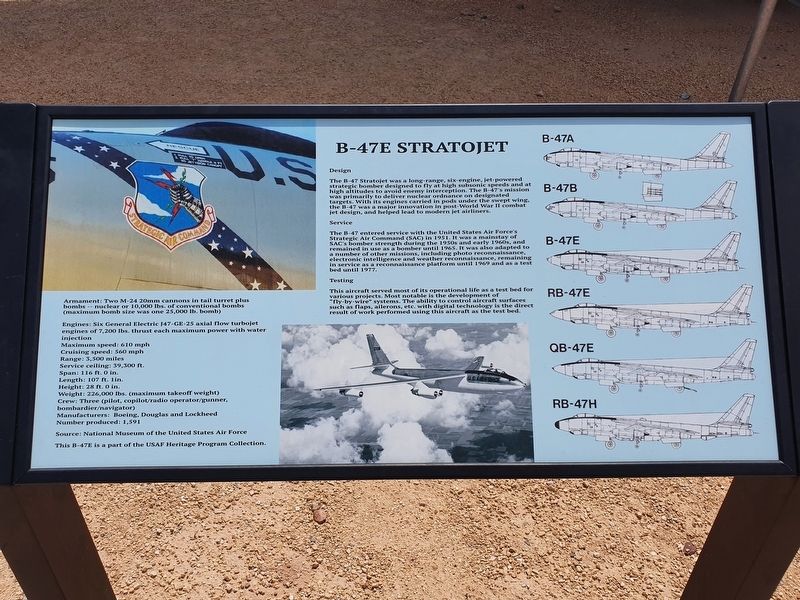 B-47E Stratojet Marker image. Click for full size.