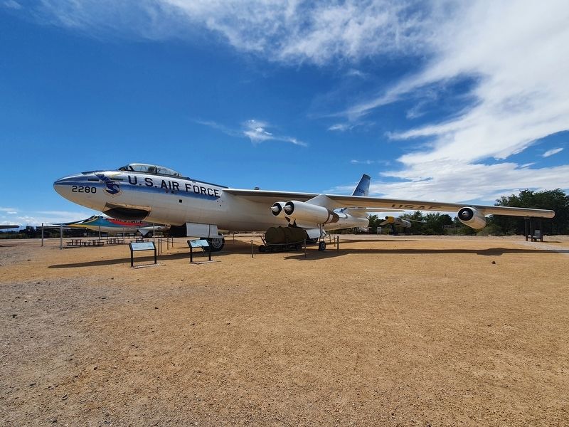 B-47E Stratojet and Markers. Click for full size. B-47E Stratojet and Markers image. Click for full size.