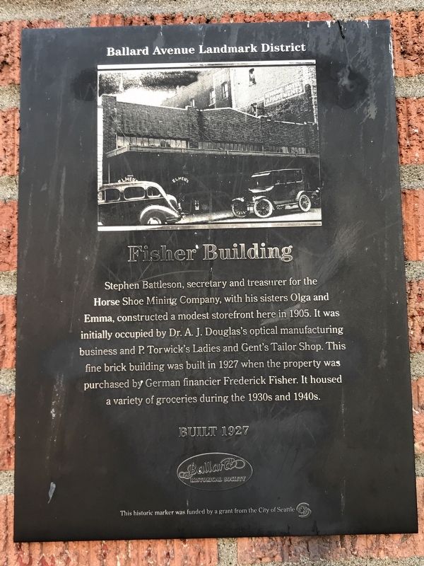 Fisher Building Marker. Click for full size. Fisher Building Marker image. Click for full size.