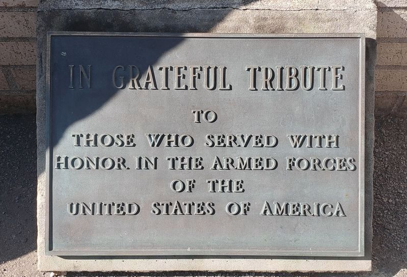 In Grateful Tribute Marker image. Click for full size.