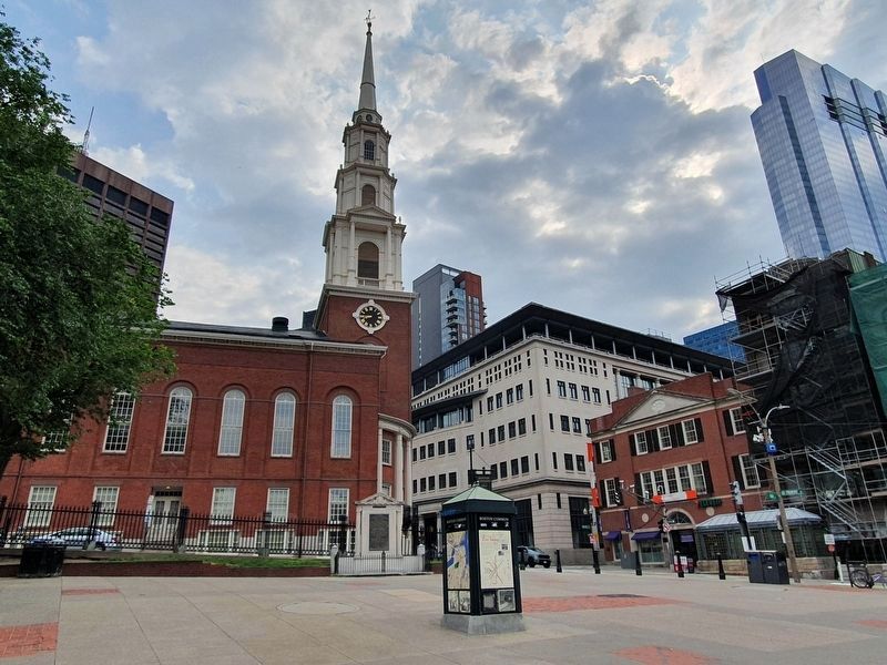 The Common / The Freedom Trail / America's First Subway Marker. Click for full size. The Common / The Freedom Trail / America's First Subway Marker image. Click for full size.
