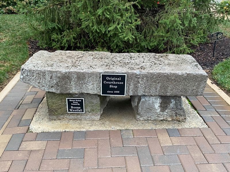 Original Courthouse Step Marker. Click for full size. Original Courthouse Step Marker image. Click for full size.
