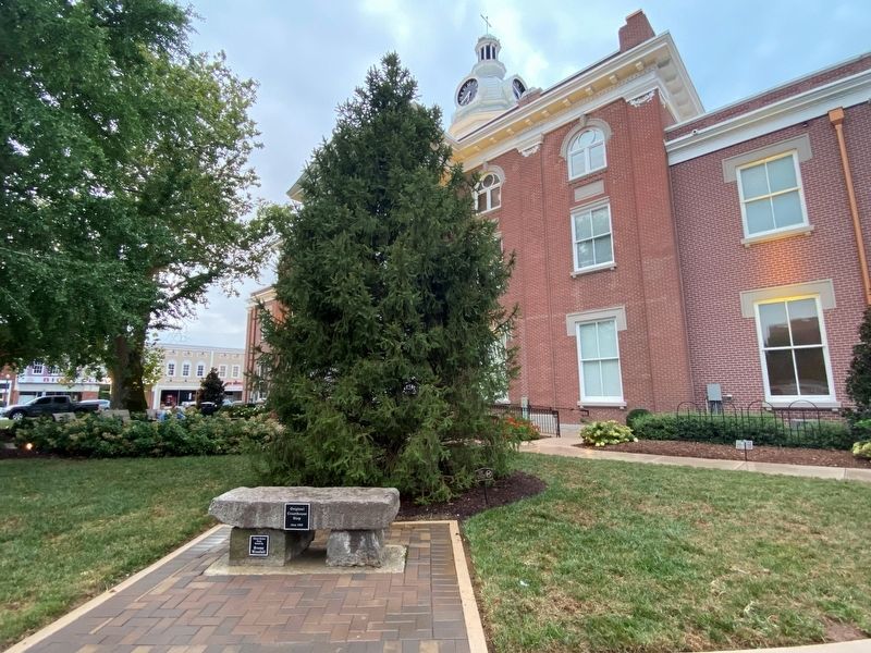 Original Courthouse Step Marker. Click for full size. Original Courthouse Step Marker image. Click for full size.