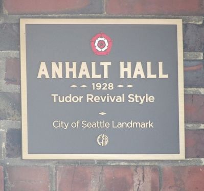 Anhalt Hall Marker image. Click for full size.