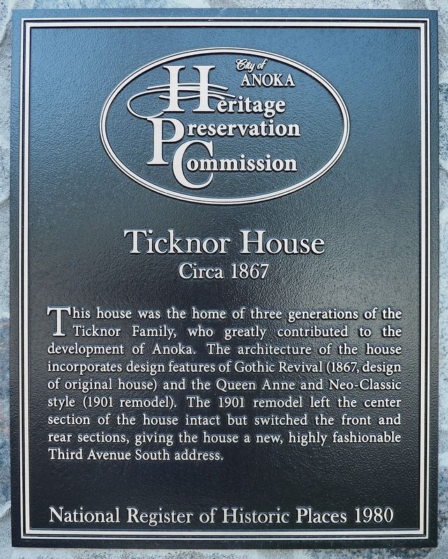 Ticknor House marker image. Click for full size.