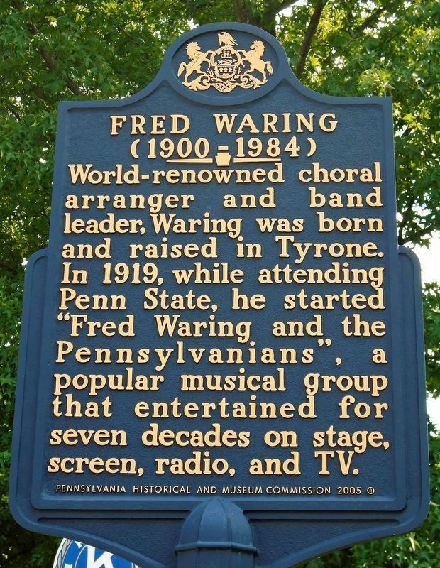 Fred Waring Marker image. Click for full size.