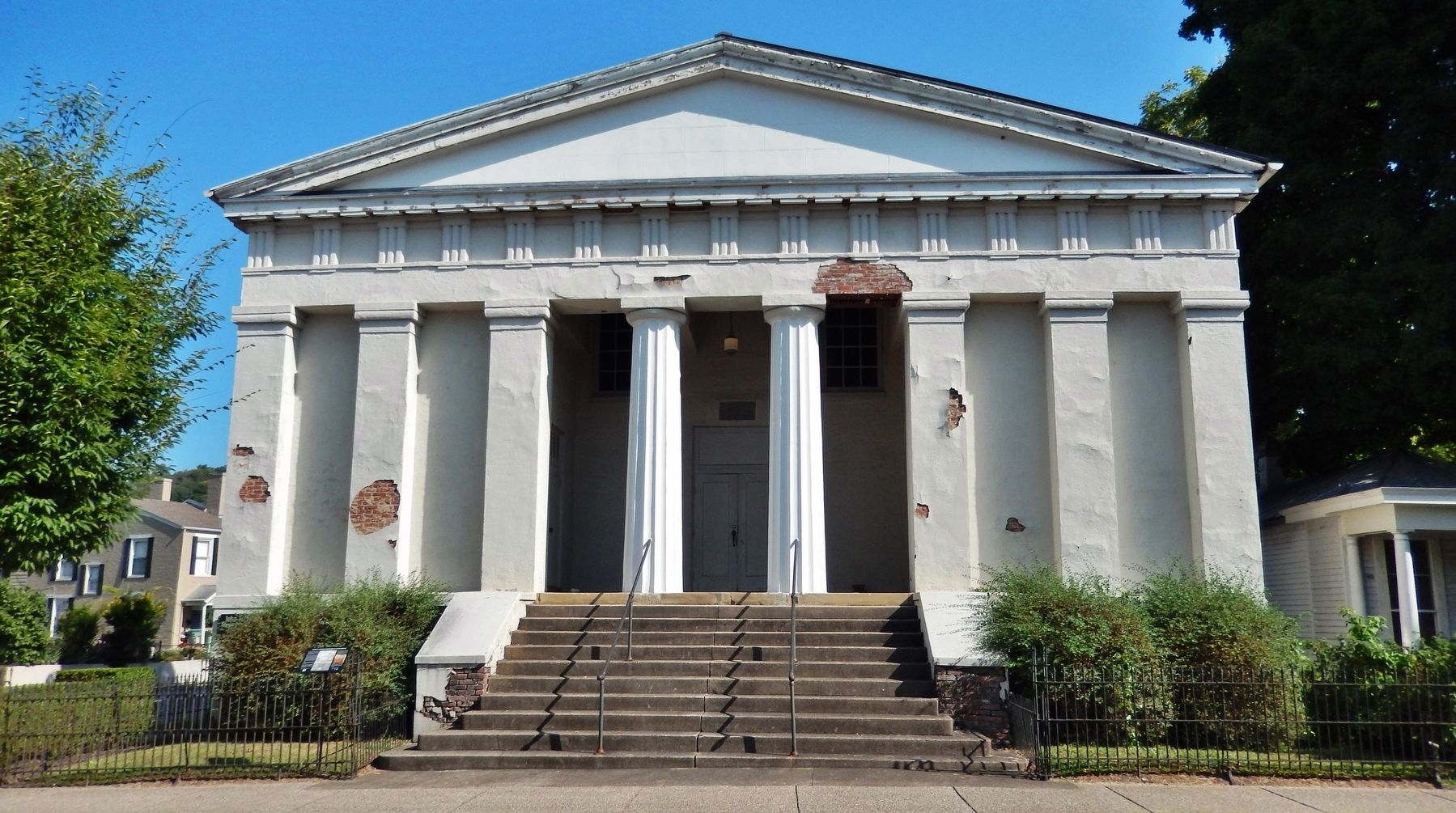 John T. Windle Memorial Auditorium (<i>south/front elevation</i>). Click for full size. John T. Windle Memorial Auditorium (<i>south/front elevation</i>) image. Click for full size.