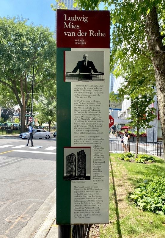 Ludwig Mies van der Rohe Marker image. Click for full size.