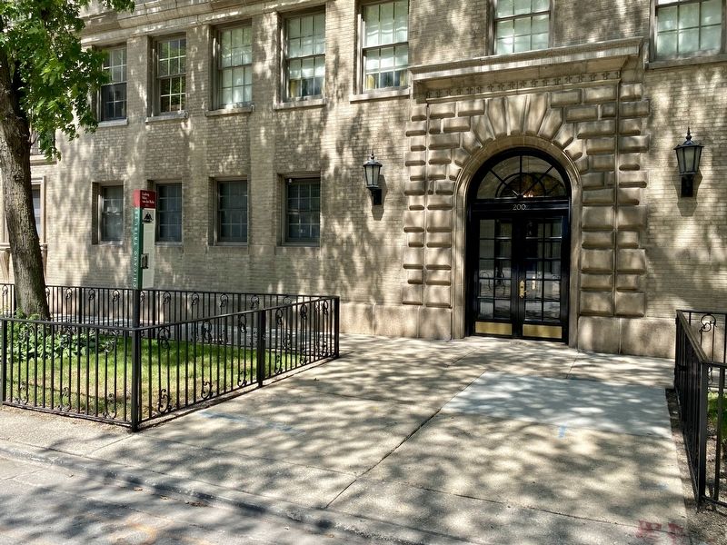 Ludwig Mies van der Rohe Marker - wide view image. Click for full size.