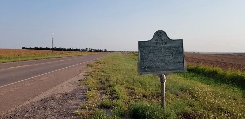 The Grand Marker on the side of the road. Click for full size. The Grand Marker on the side of the road image. Click for full size.