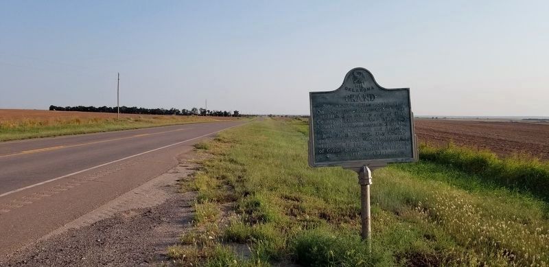 The Grand Marker on the side of the road image. Click for full size.