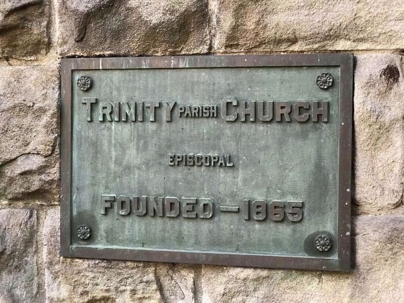 Trinity Parish Church  Supplemental Marker image. Click for full size.