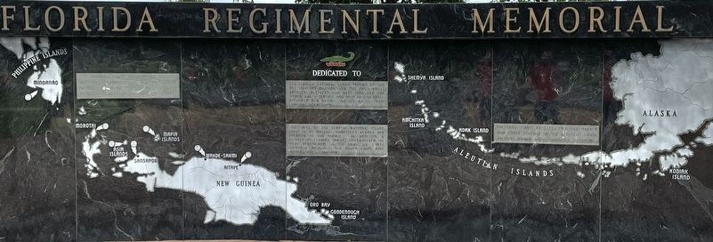Florida Regimental Memorial. Click for full size. Florida Regimental Memorial image. Click for full size.