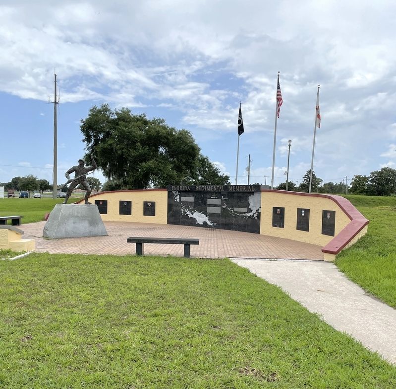 Florida Regimental Memorial. Click for full size. Florida Regimental Memorial image. Click for full size.