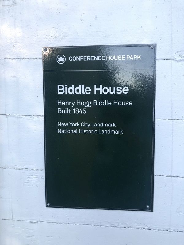 Biddle House Marker image. Click for full size.